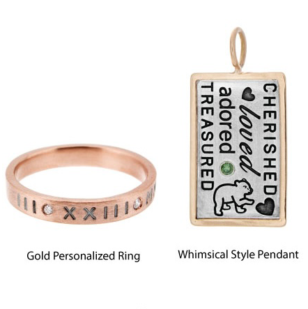 Personalized Jewelry Gift by Metal Pressions